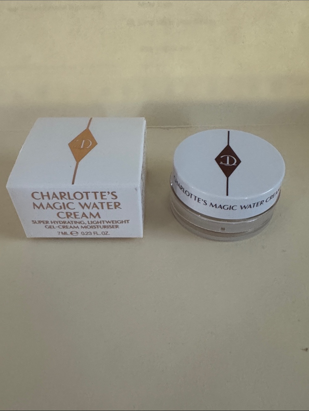 Charlotte Tilbury Mini Magic Water Cream Gel Moisturizer Niacinamide 0.23oz NIB